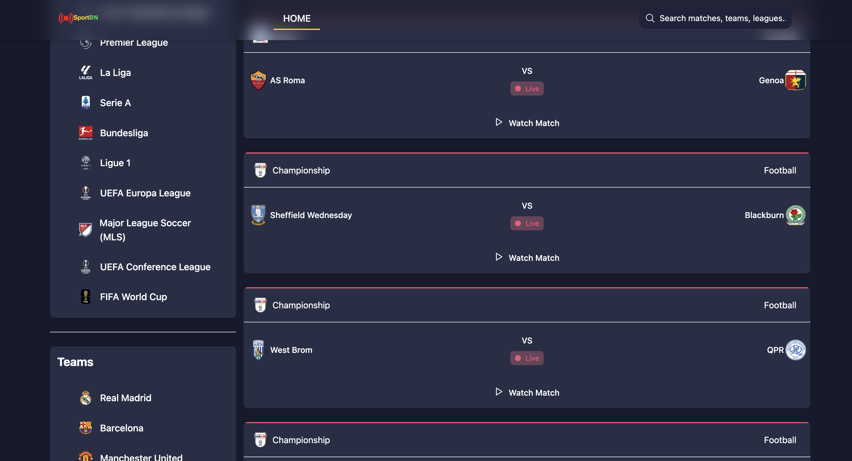 VipRow Live Sports Guide